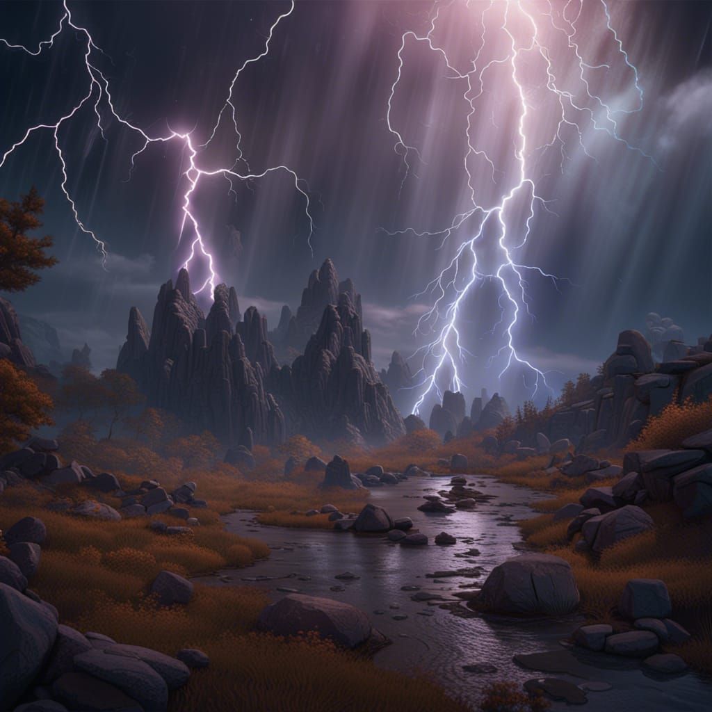 Lightning-scapes  by @Jan