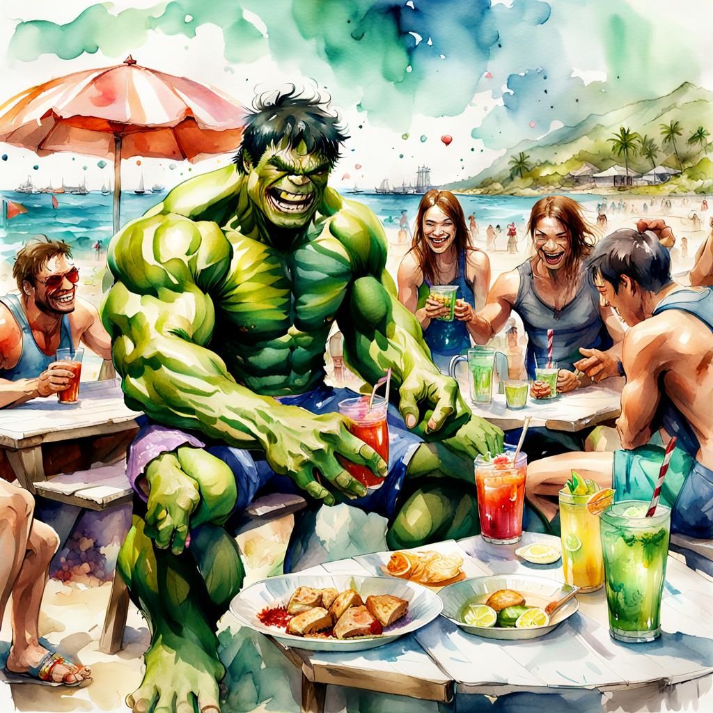 “The Hulk” - daily challenge   by @Sue