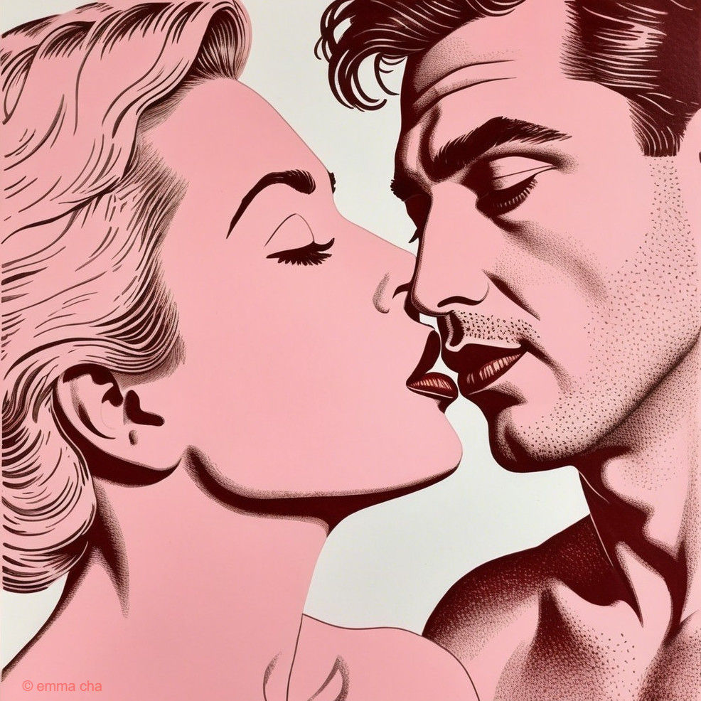 Kiss in Pop and Pink