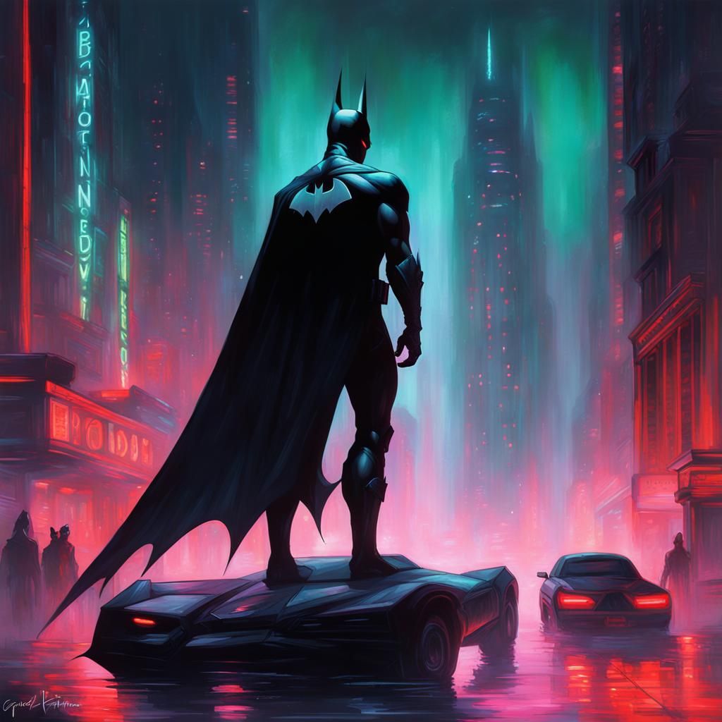 Batman: Neo Noir - AI Generated Artwork - NightCafe Creator