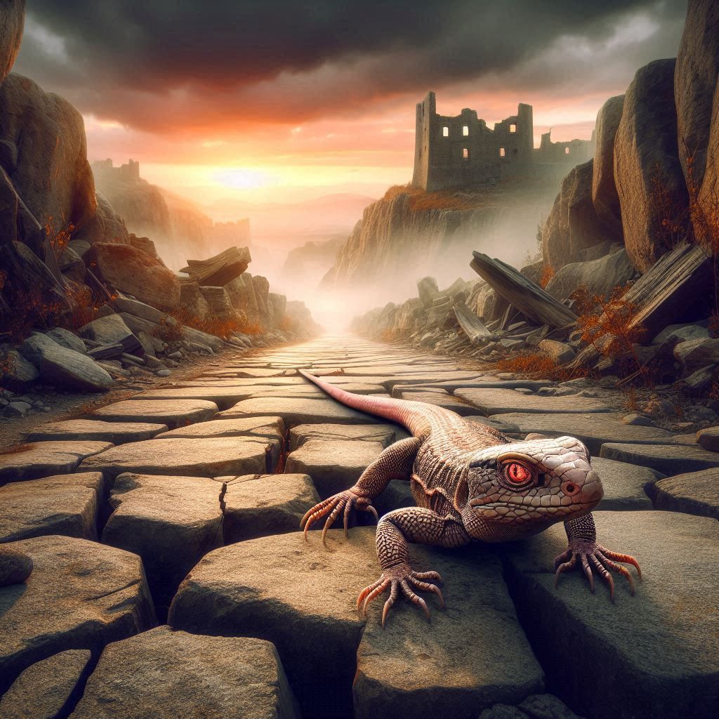 road to the fortress