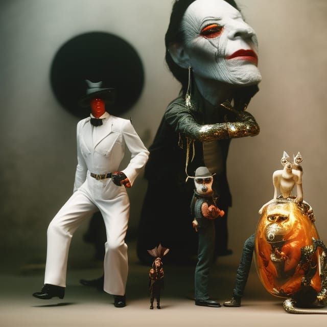 Nightmarish Stop Motion Scene: Hyperdetailed and Surreal