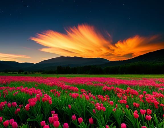 All of Creation Sings His Praise! AI Generated Artwork NightCafe