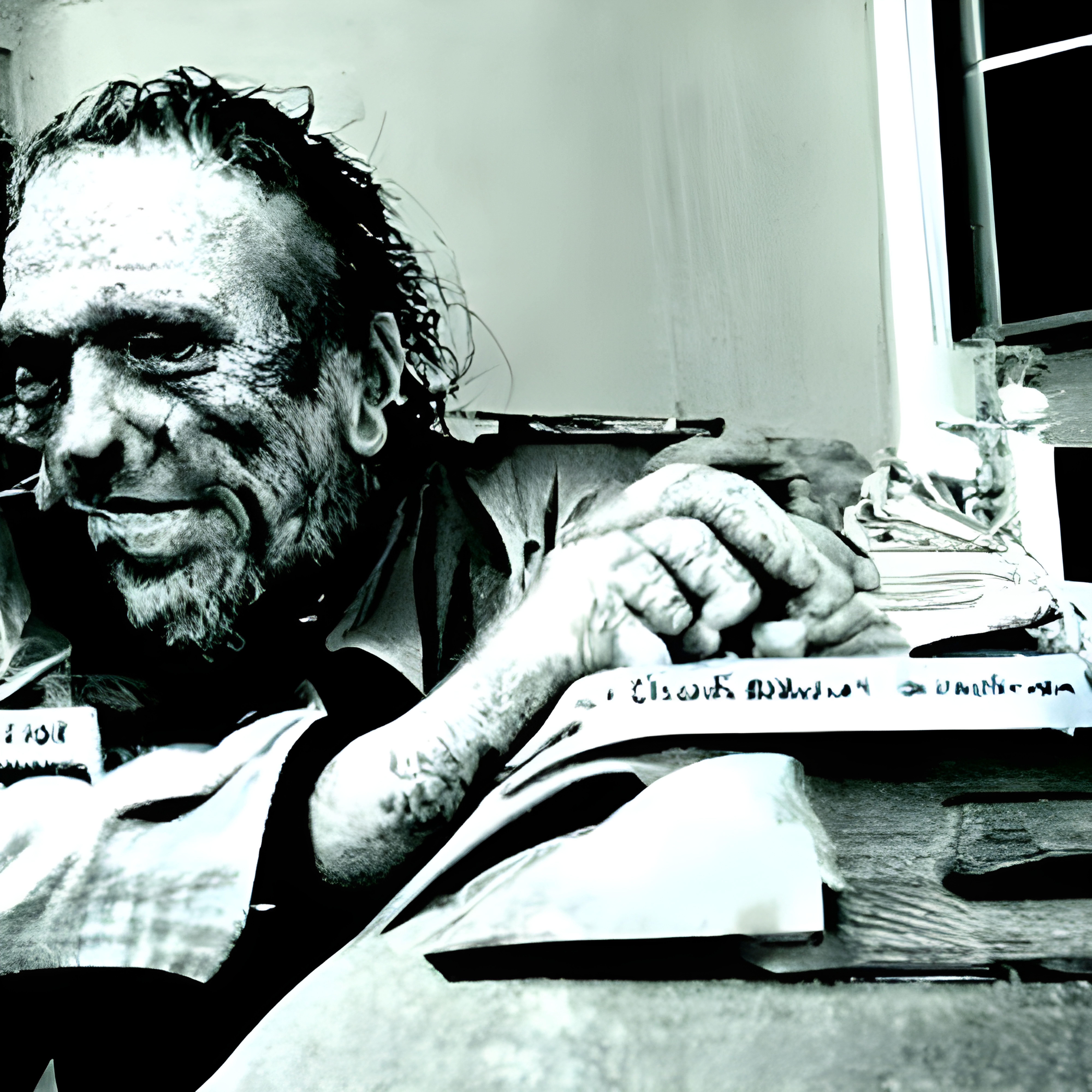 Charles Bukowski - AI Generated Artwork - NightCafe Creator