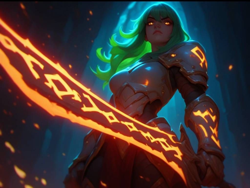 Futuristic Accutronian Saber Girl