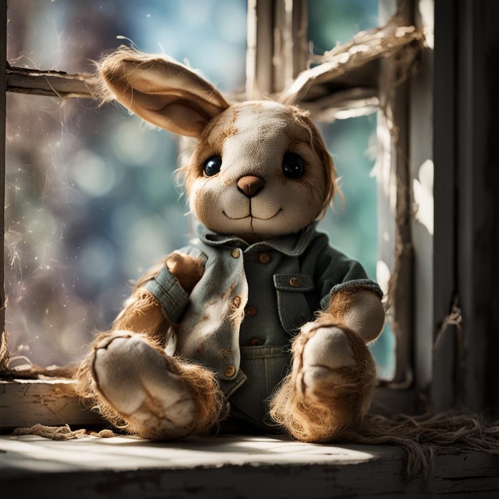 Very loved and worn childhood friend  by @Harley