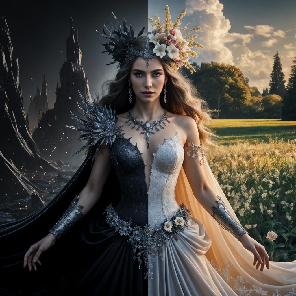 Persephone: Queen of the Underworld and the Goddess of Spring  by @tttggg