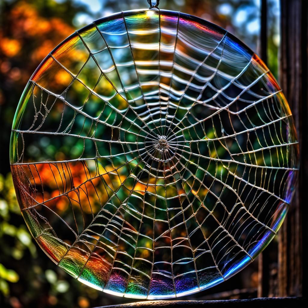 Spun Glass Web  by @Rick Smith