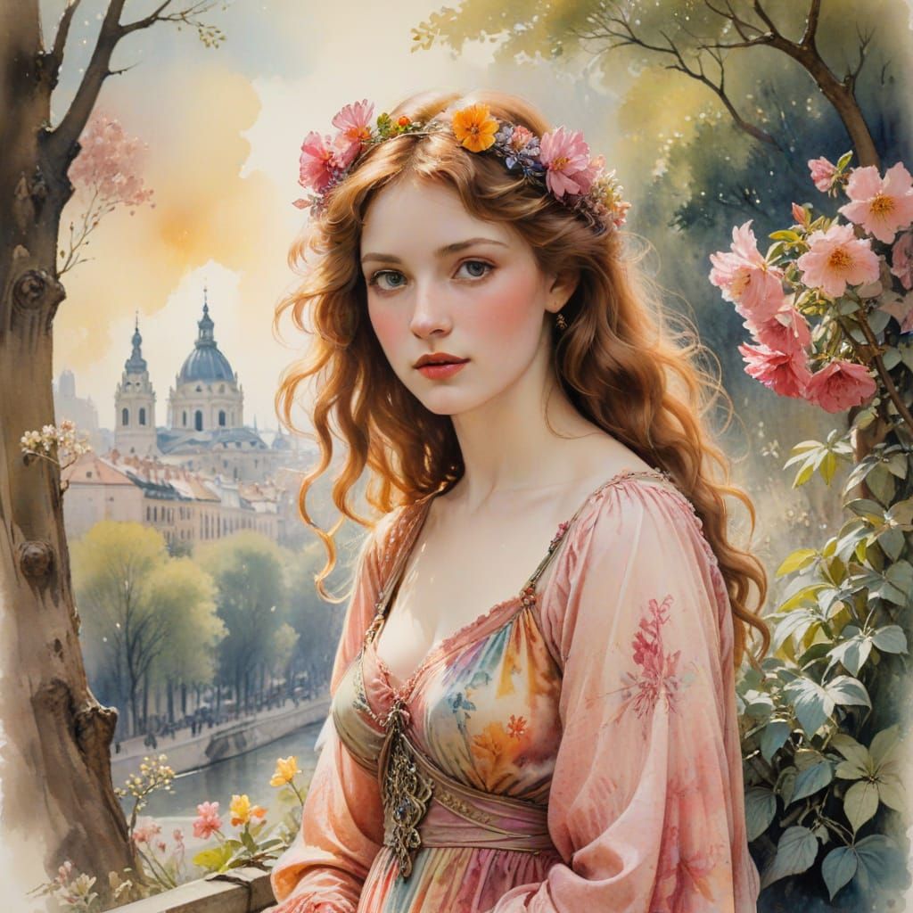 Madrid in the spring  by @DanaJanson