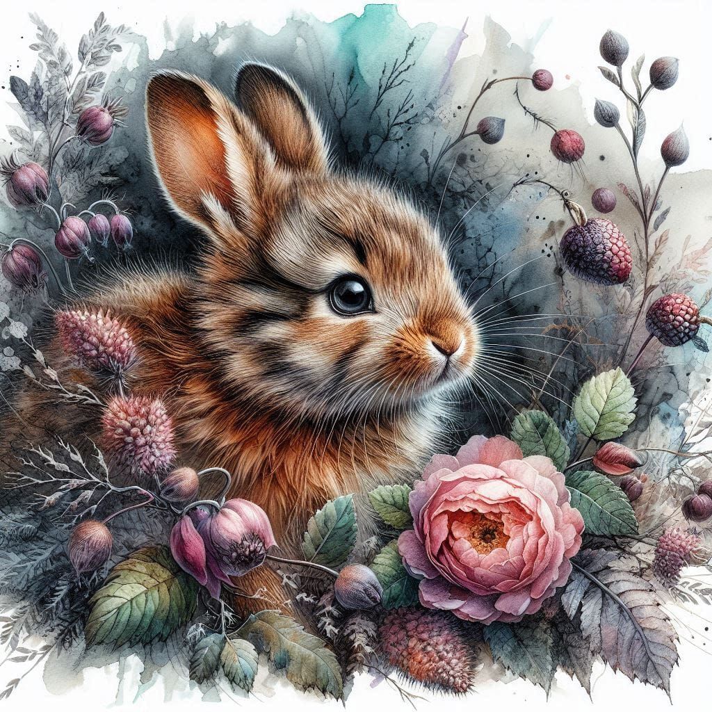 Cottontail rabbit   by @D Rivers
