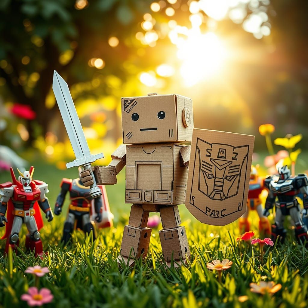 Cardboard Shield  by @JessyMarvel