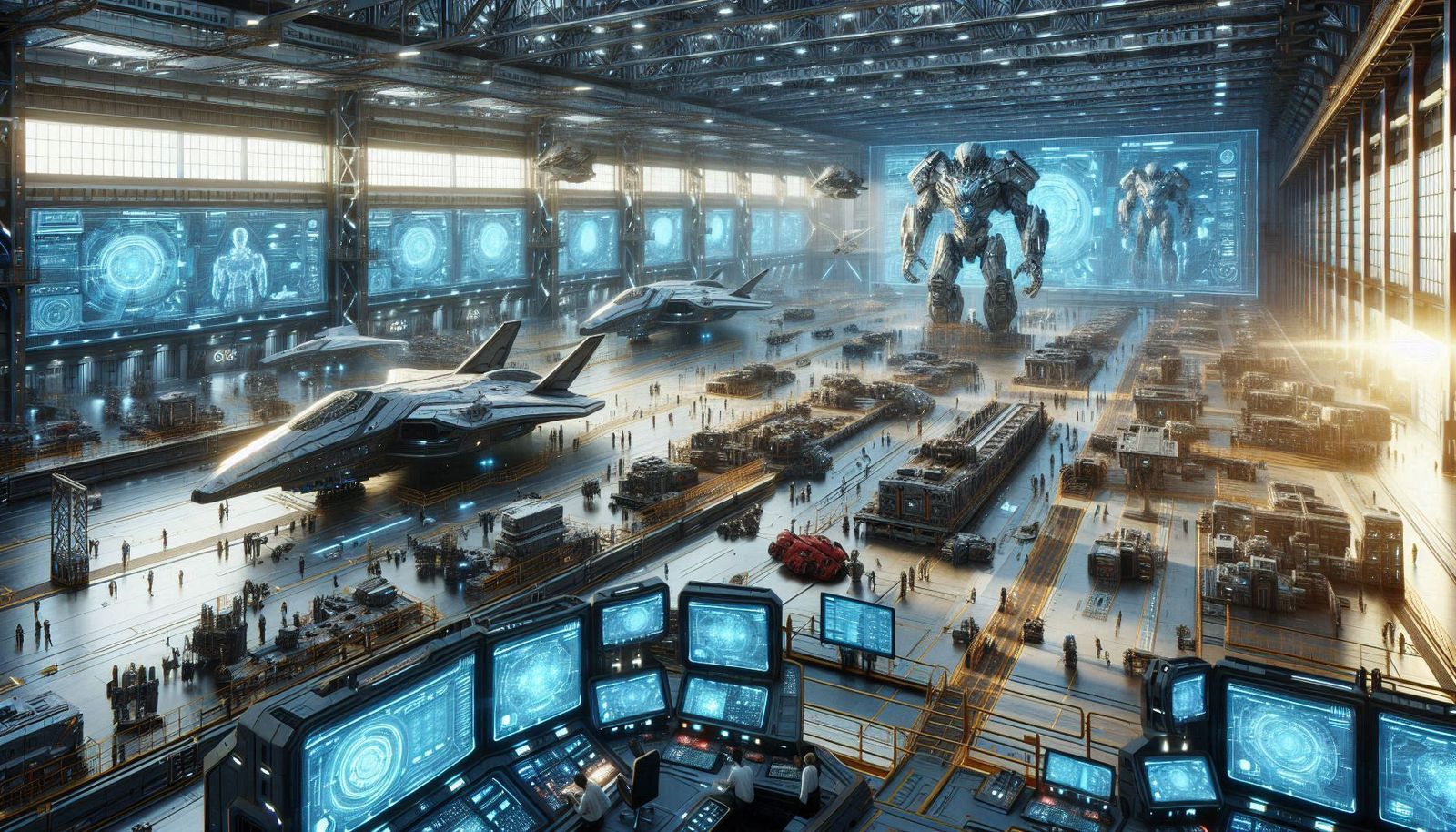 Ultra Advanced Space Construction Hangar