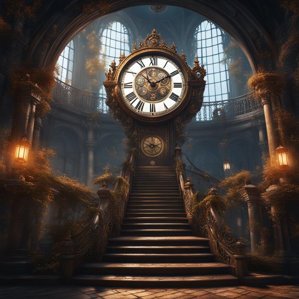 the clock stair