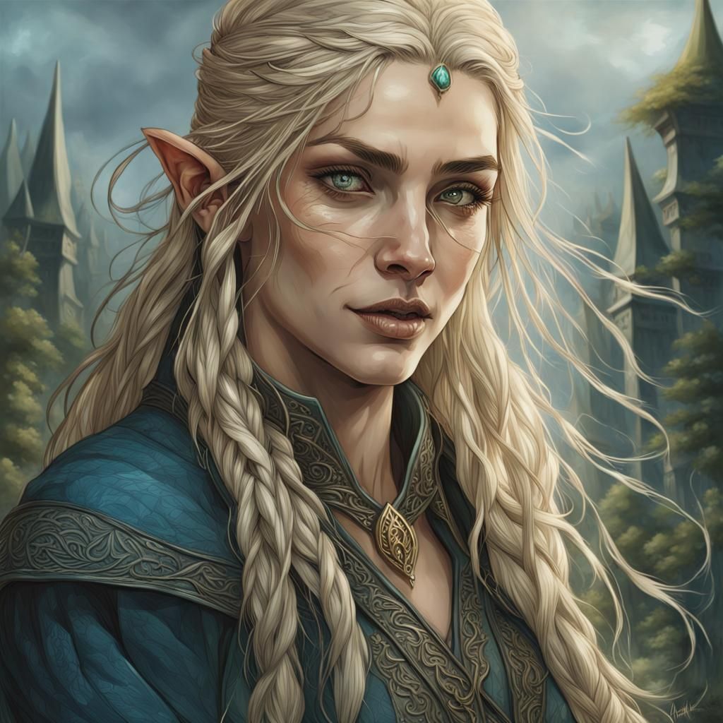 Elven Princess, female - AI Generated Artwork - NightCafe Creator