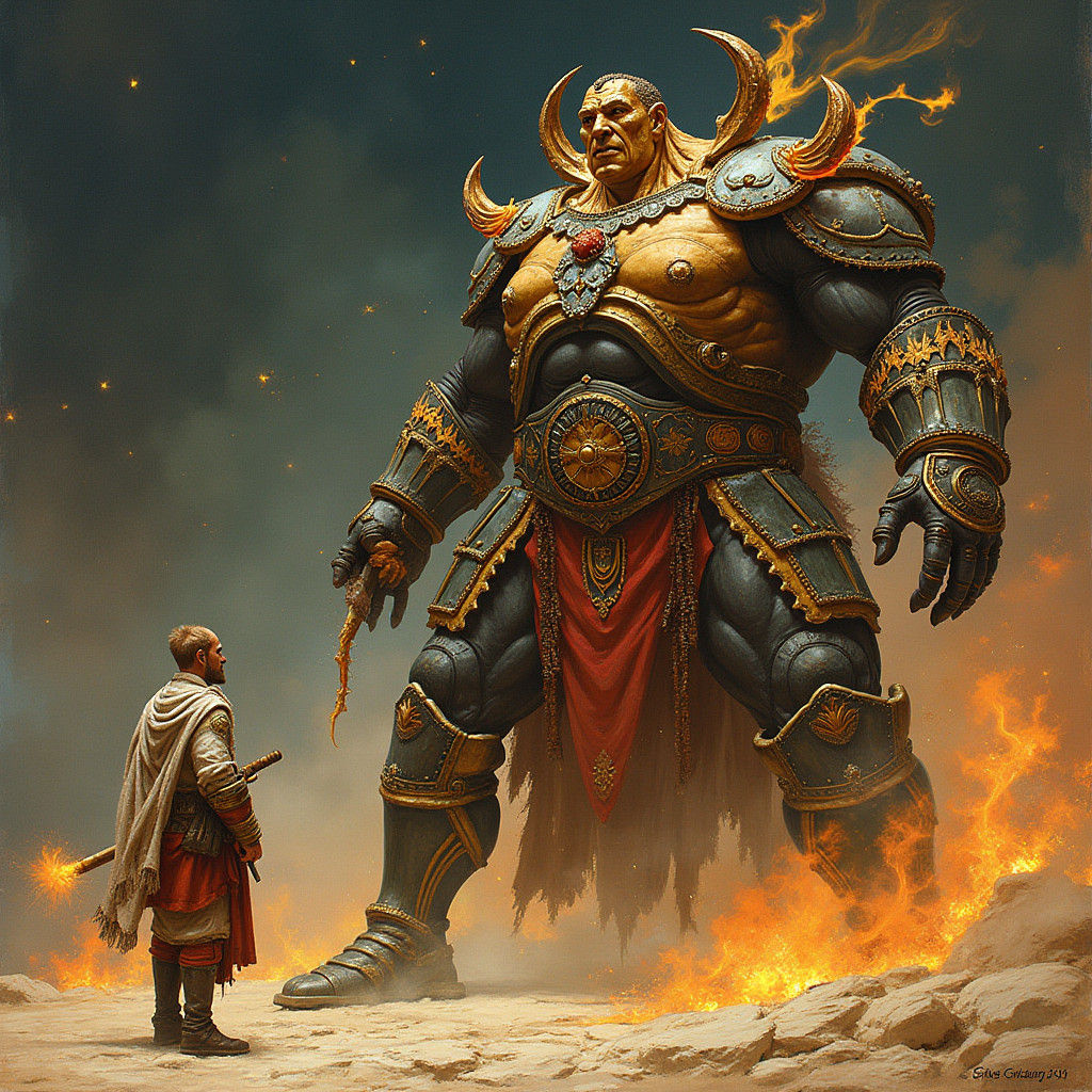 Ancient Female Warrior Rides to Battle