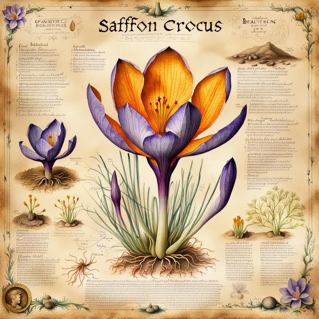 Saffron crocus (though botanically incorrect)  by @toheitka