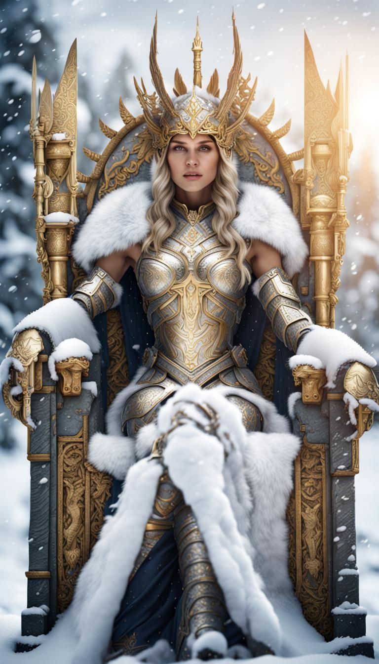 Valkyrie Snow Goddess  by @Veloric Empath