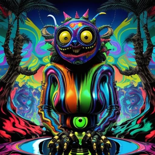 The monster within. Psychedelic, Surrealistic, Weird, Contradictory ...