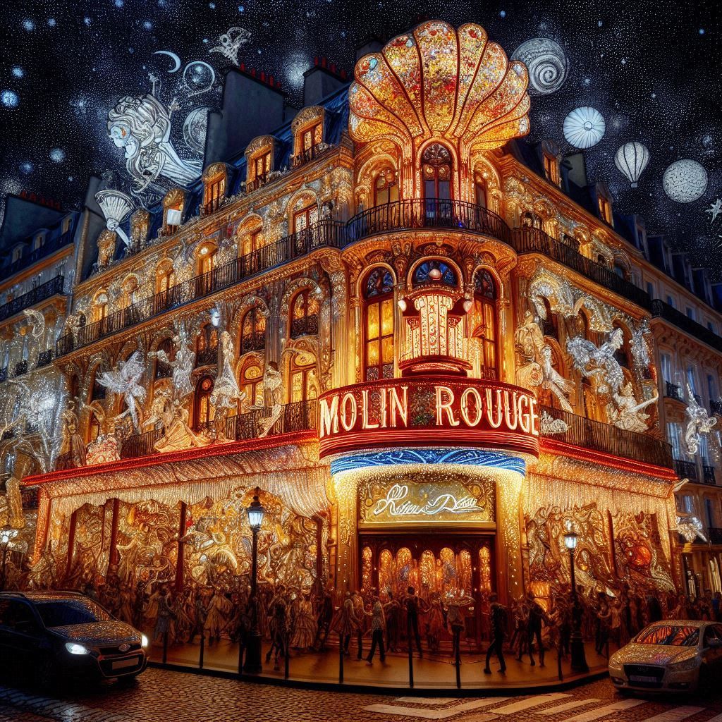 Paris city of light, Molin Rouge