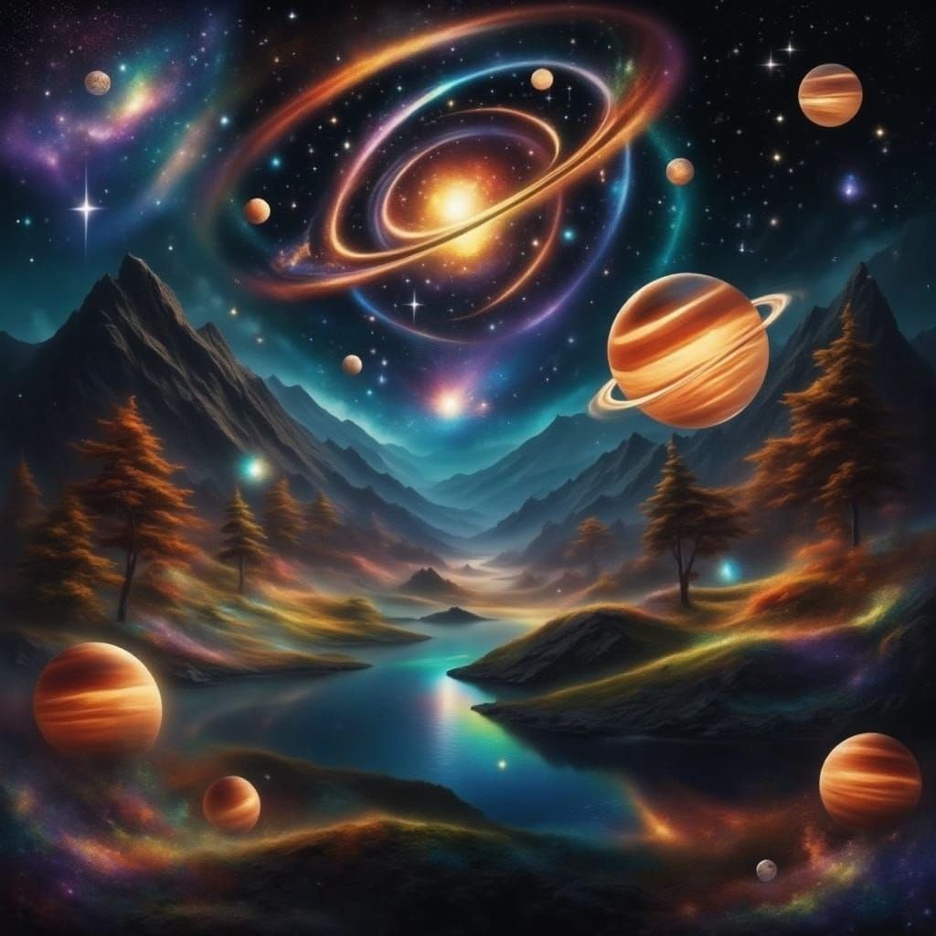 Alien planet with some crazy physics 