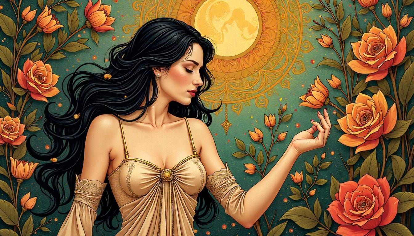 Alphonse Mucha Style