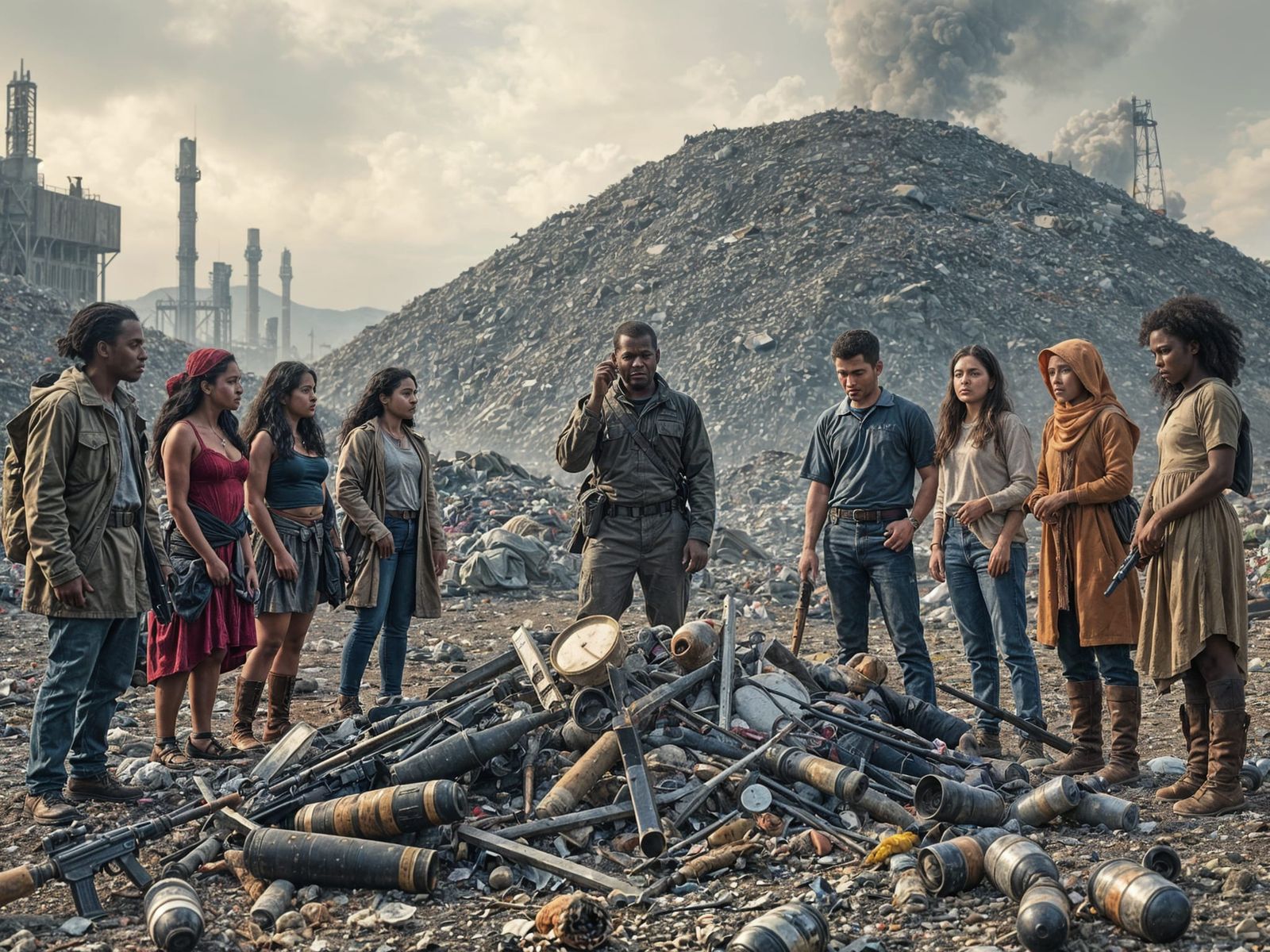 humans of all races who throw weapons in a landfill and decide to abolish war forever from the face of ...  by @undefined