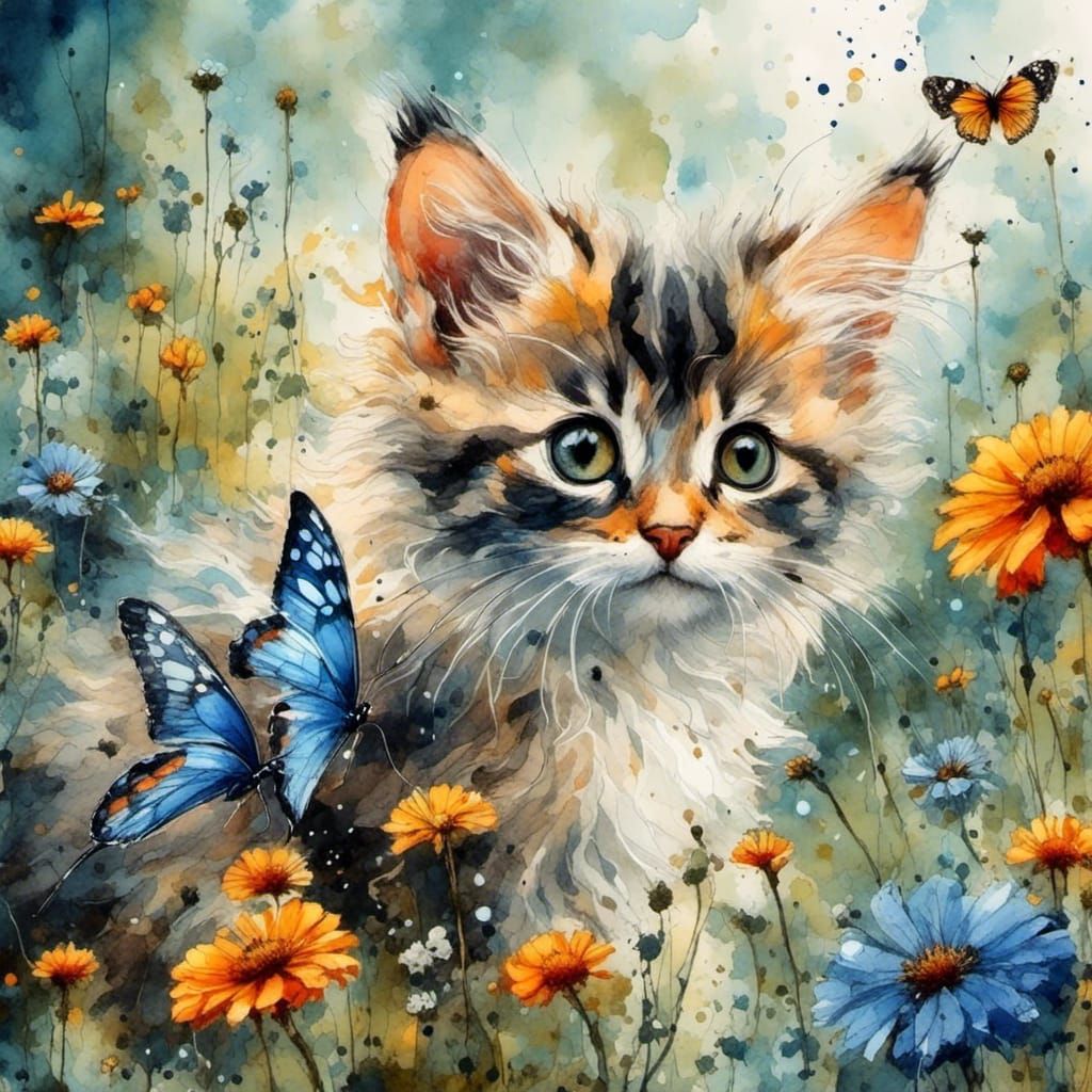 Spring kitten