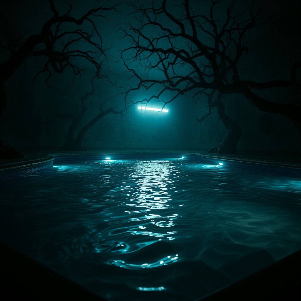 evil swimming pool