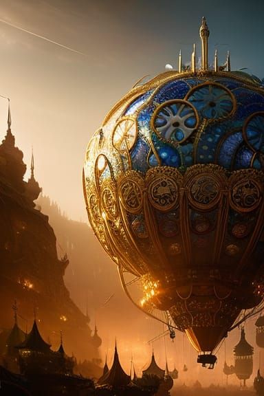 STEAMPUNK BALLOONAIRSHIP 