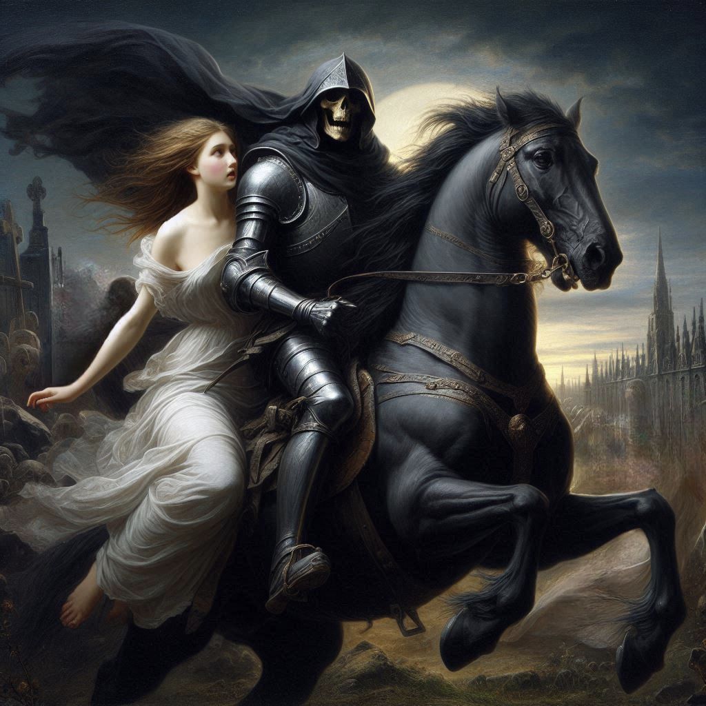 Lenore's last ride with her beloved