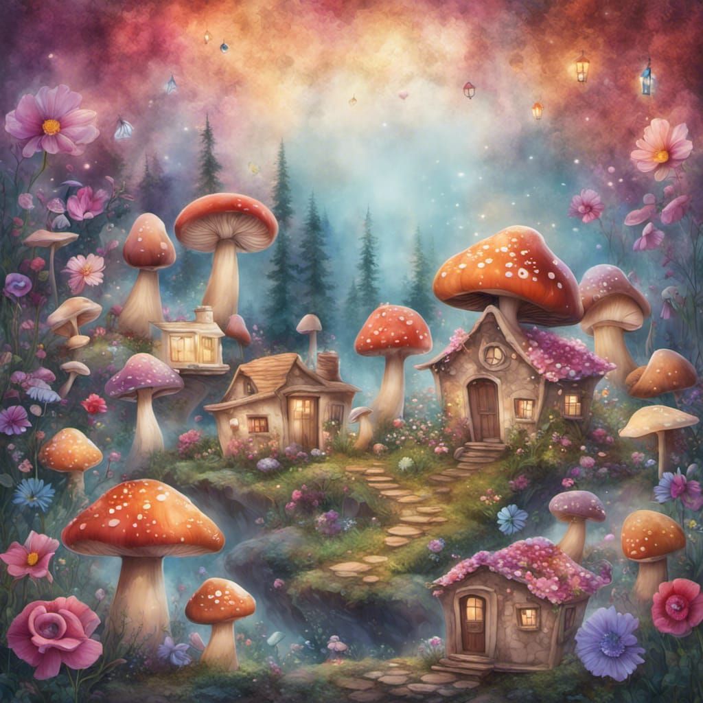 Mushroom village.