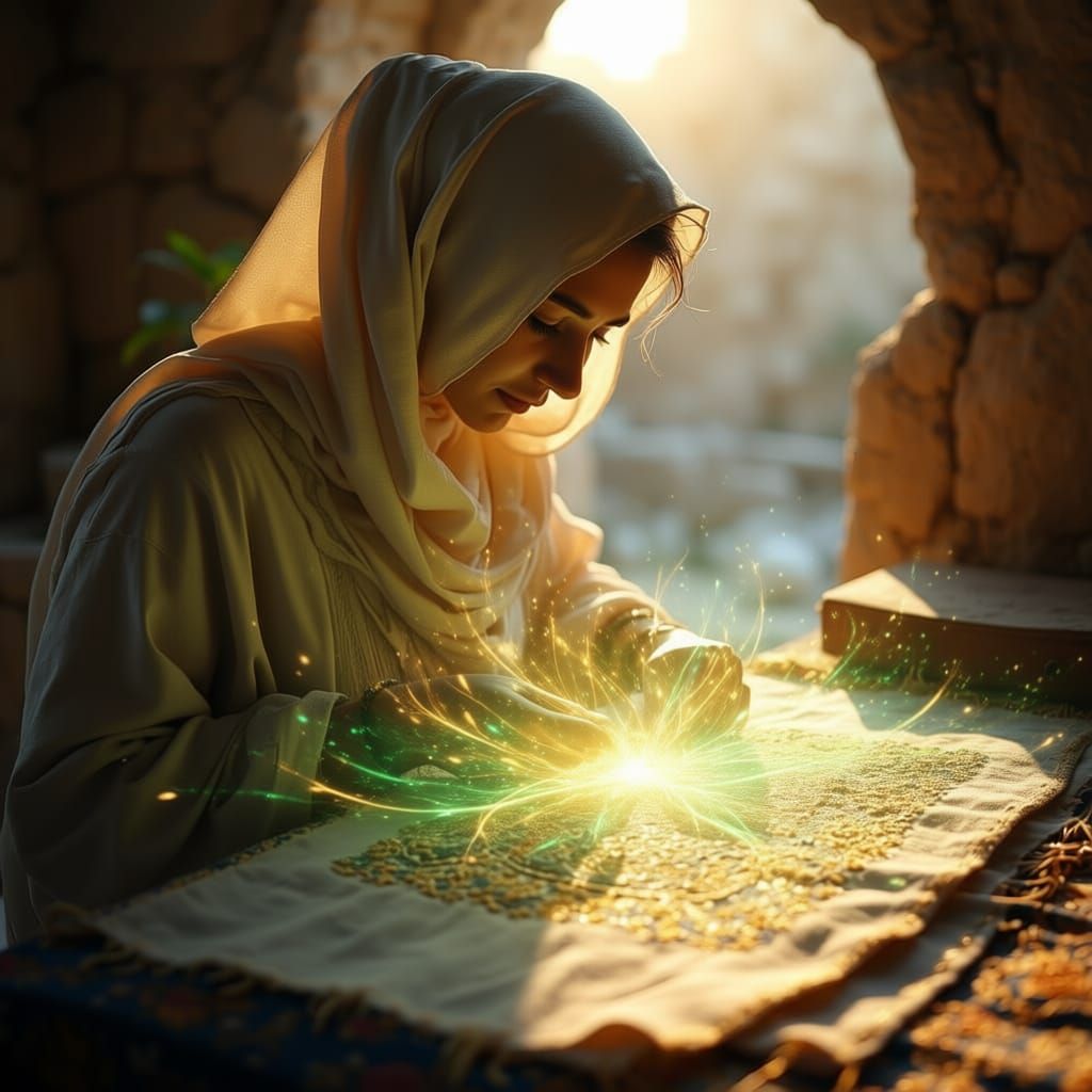 Emotional Weaver | 🇵🇸 magical jobs (Flux - Qwen Image Edit Plus x2)
