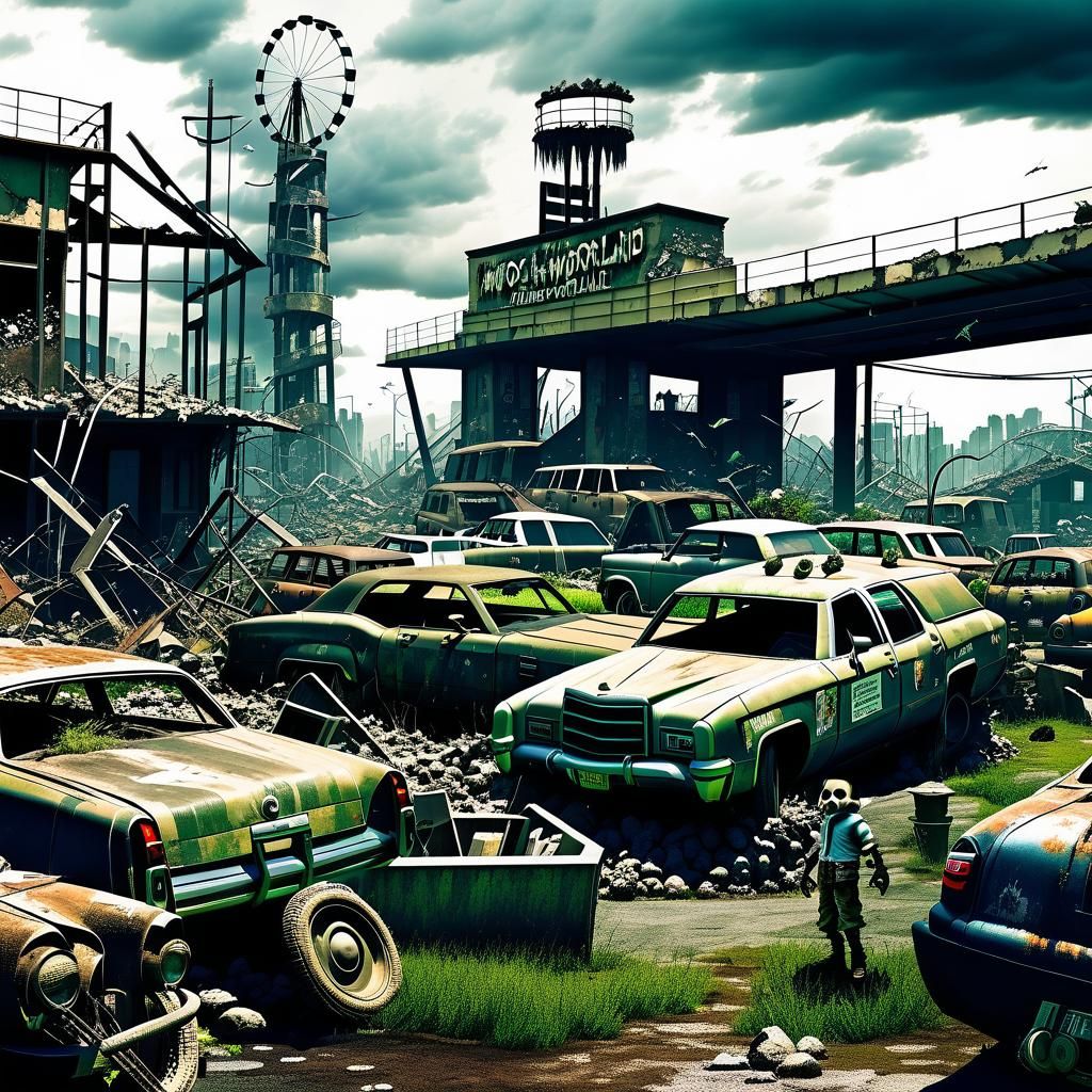 Post-Apocalyptic Wonderland: A Surreal Landscape
