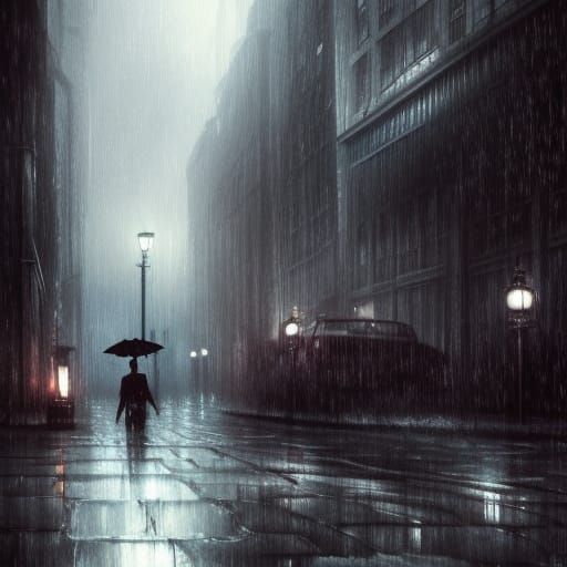 Noir Ghost Story  by @Chief_Runs-with-scissors