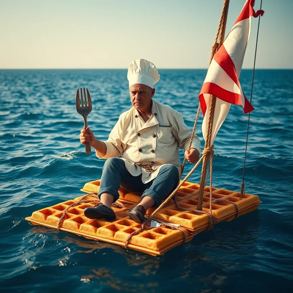 Sous chef, shipwreck sole survivor.