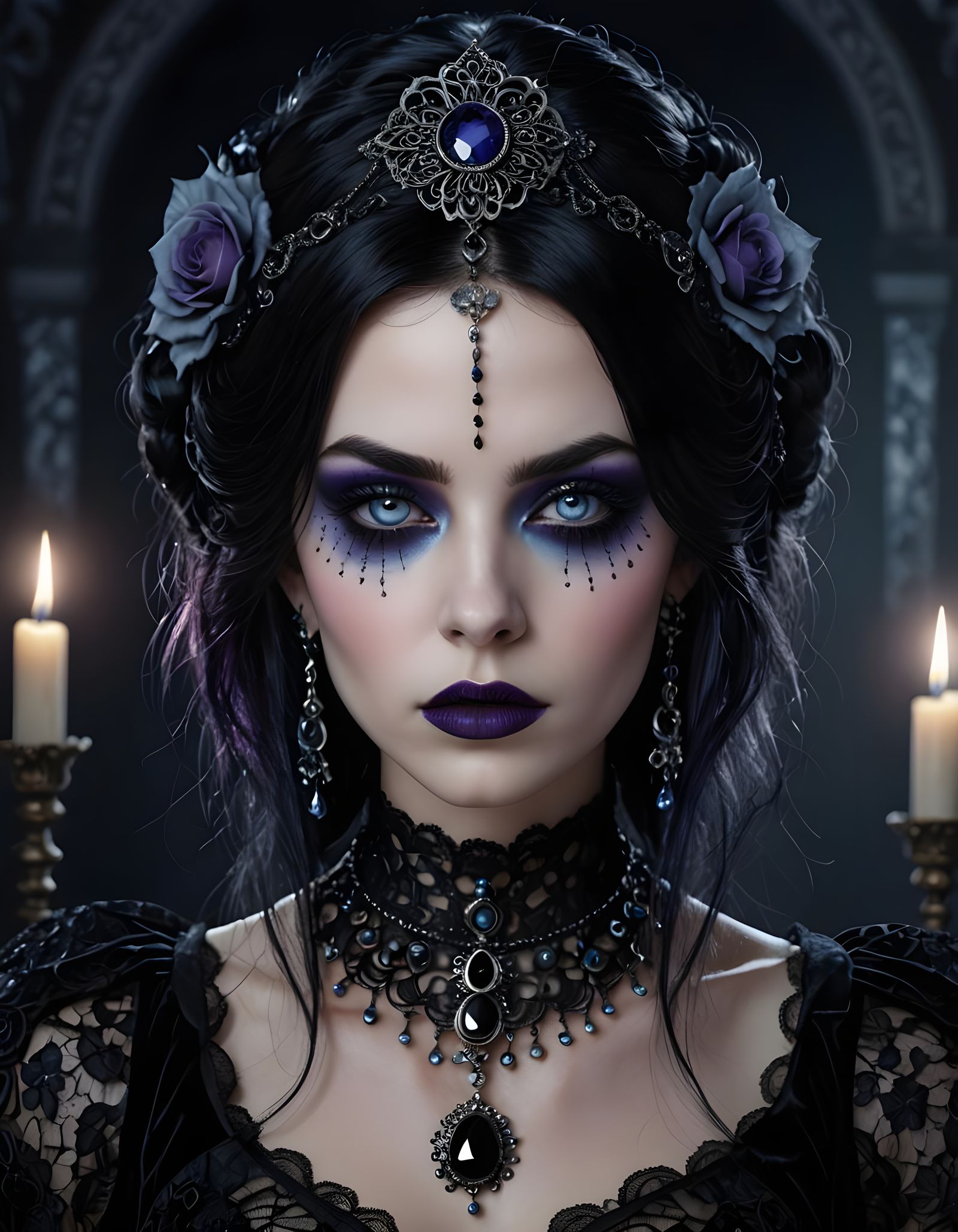 Gothic Photoshoot  by @DeviLiViciousiLique X