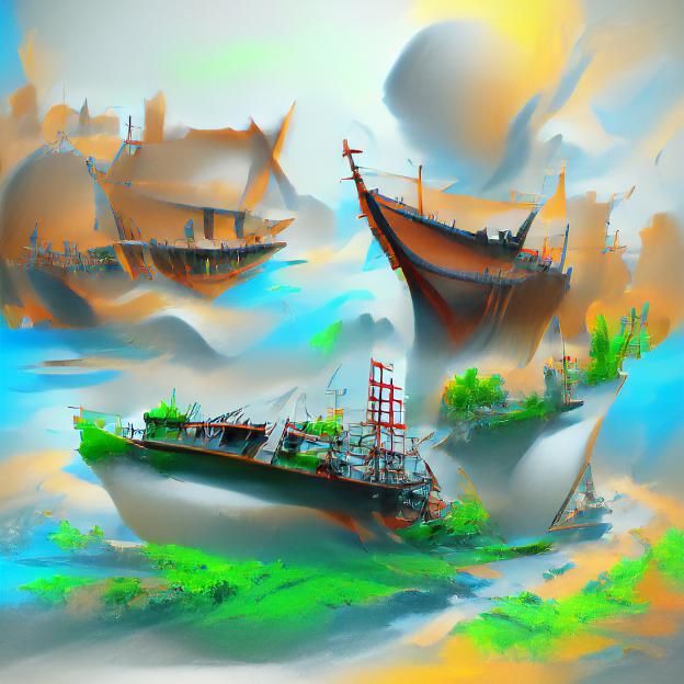Chinese Junk Ship