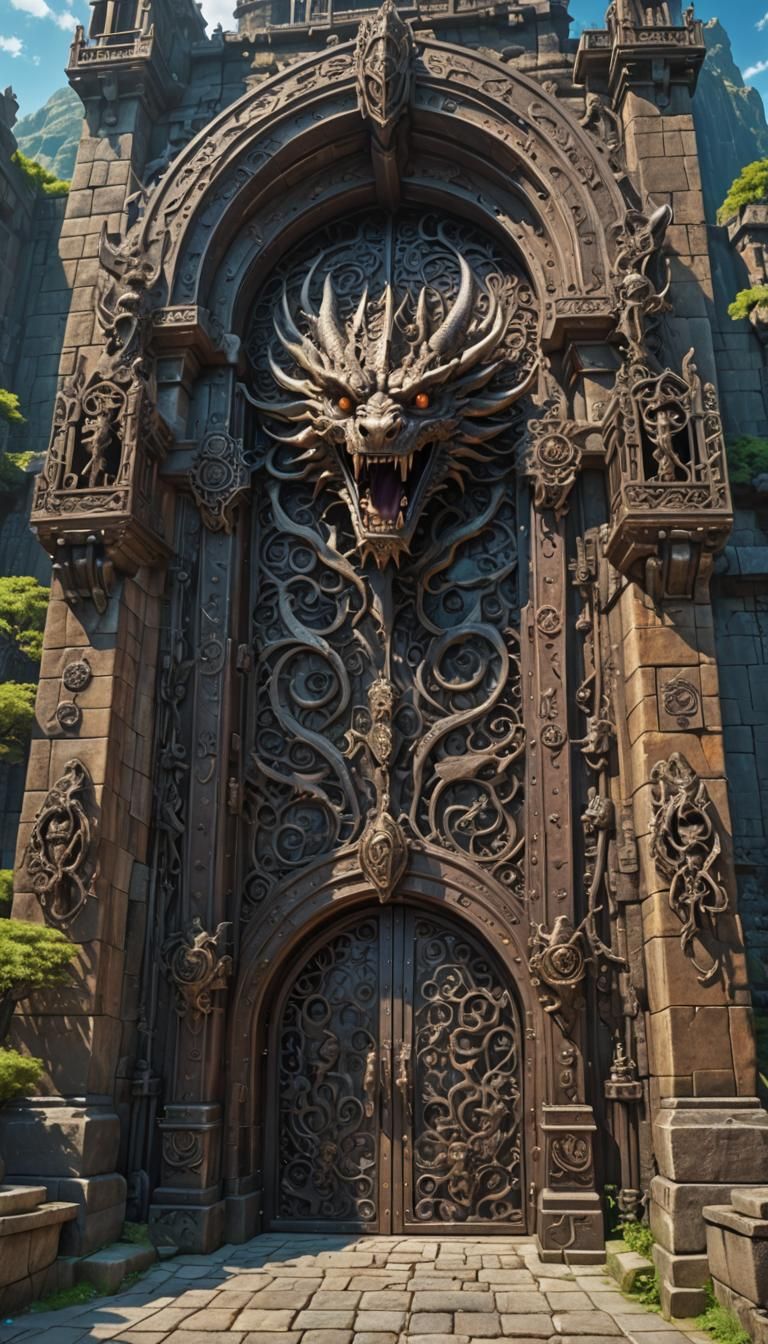 Dragon Gate of Shin Xu Jin   by @Sparthano