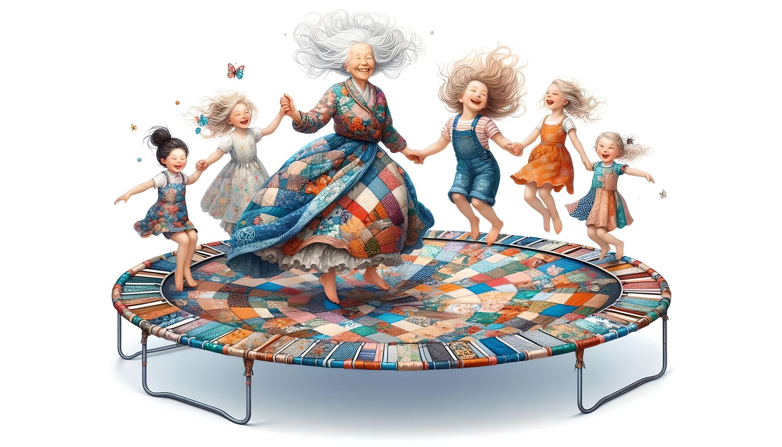 Unusual Materials - PATCHWORK - Trampoline (Gallery)