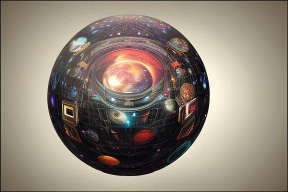 Multiverse Sphere - AI Generated Artwork - NightCafe Creator