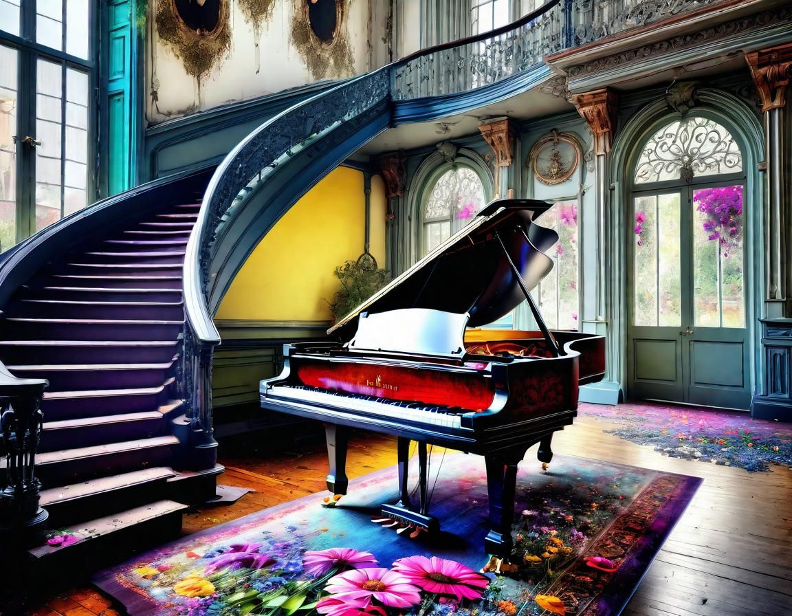 Grand Piano 1  by @Friya