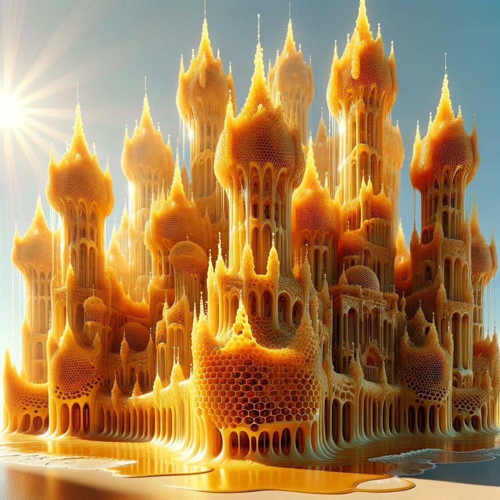 Honeycomb Castle  by @Ravenscar