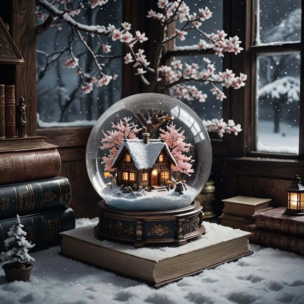 Snow globe!  by @Hinty