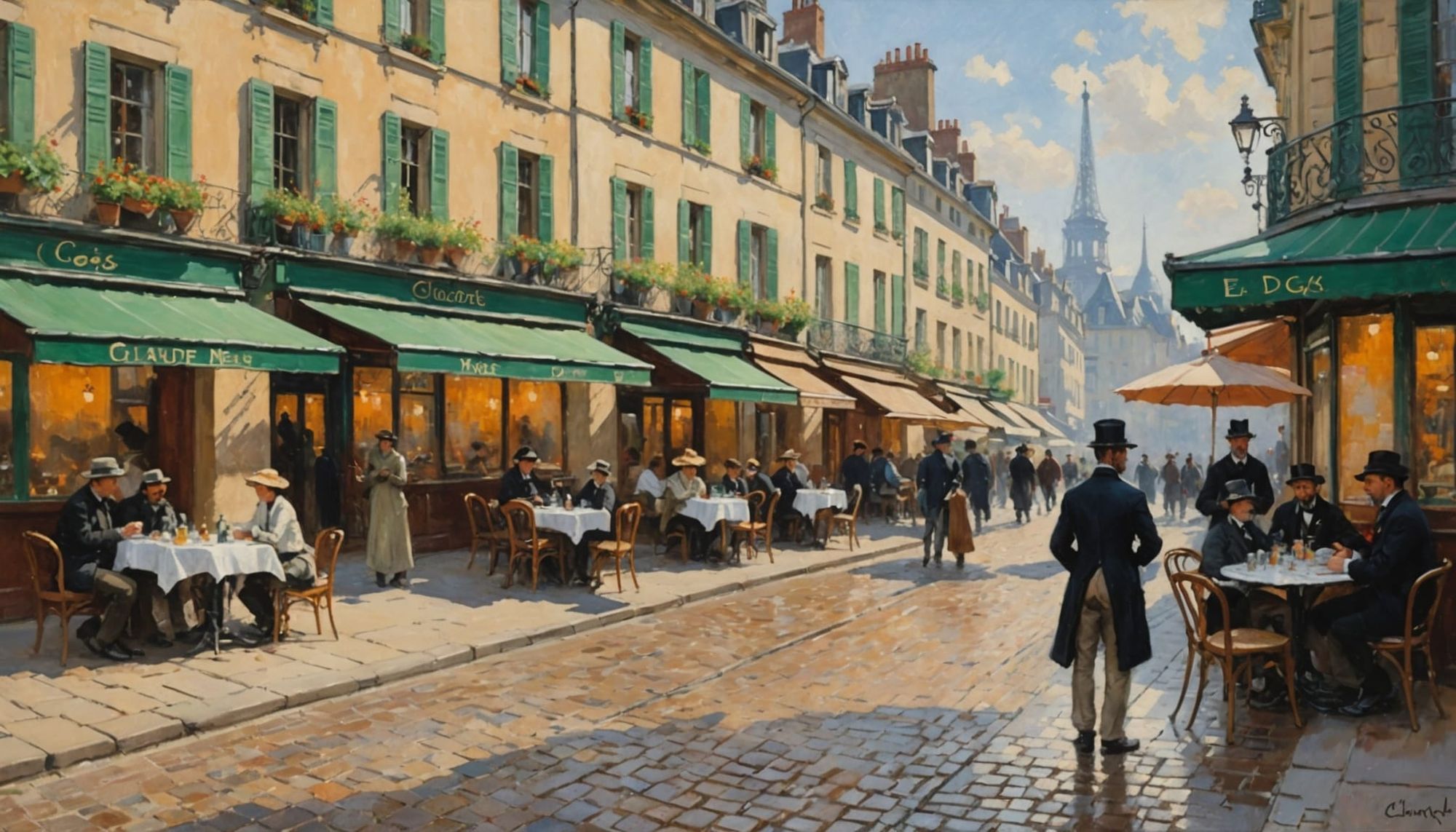 Parisian Street Cafe