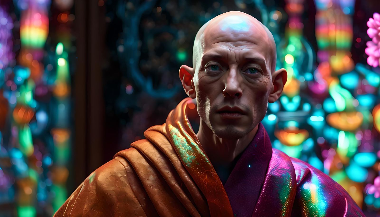 AI temple monk