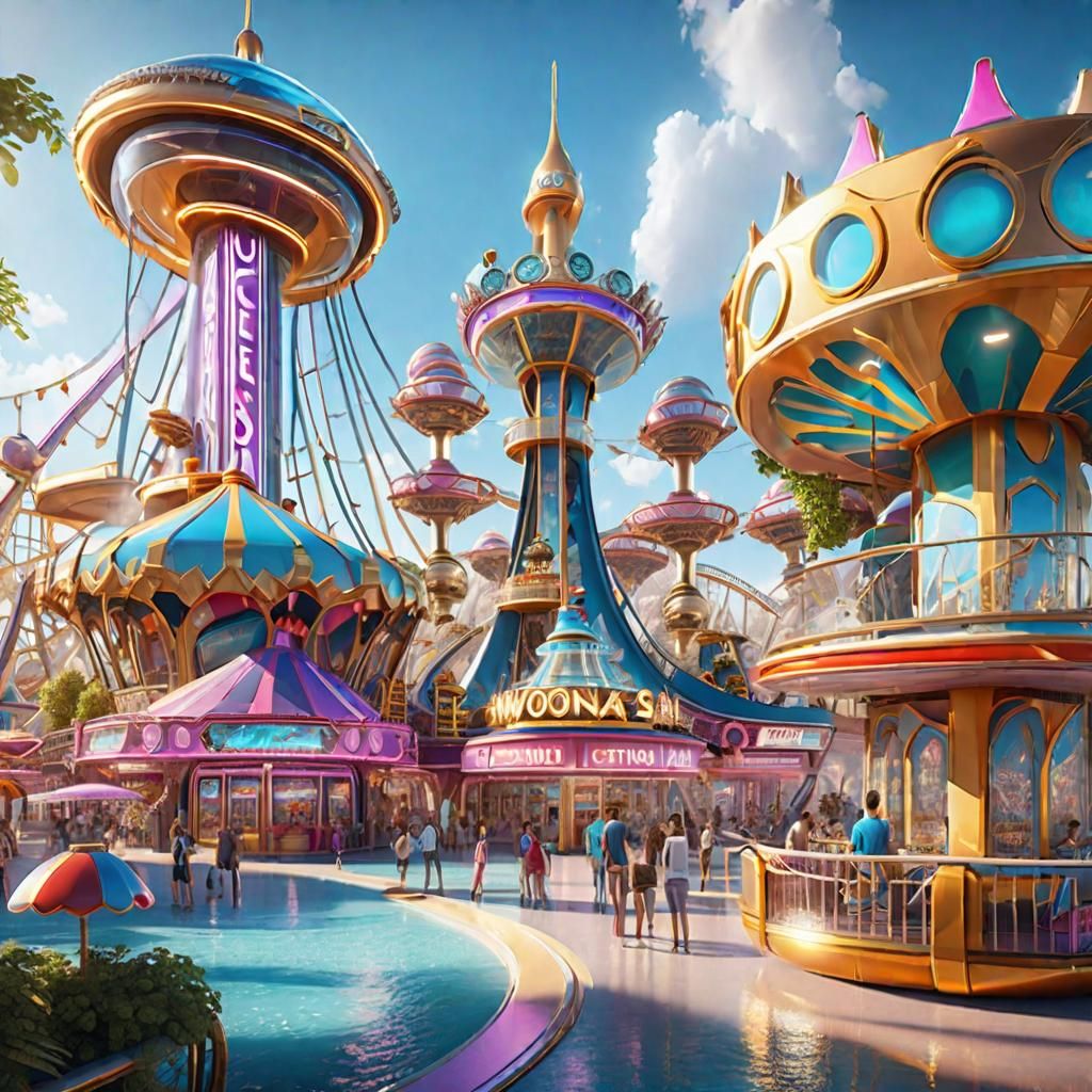 Theme Park  by @Bera