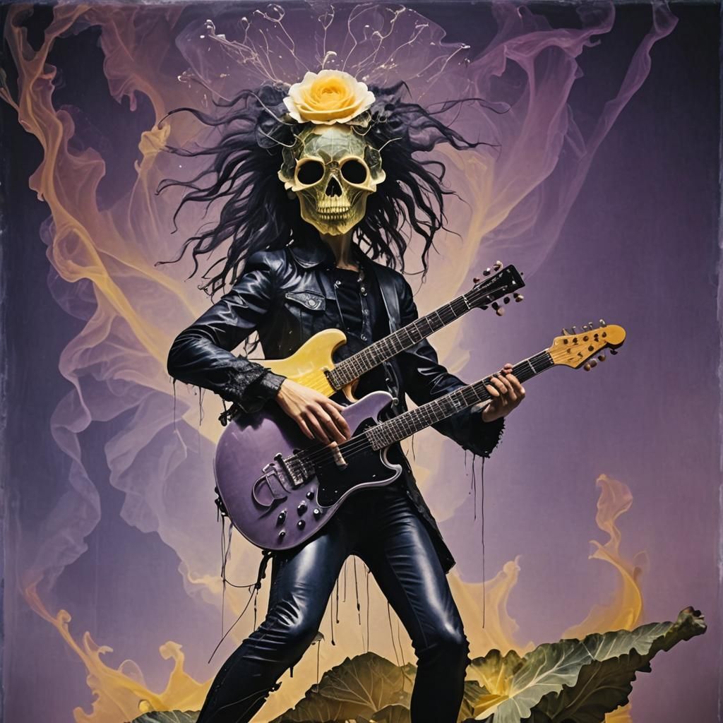 so happy _____ to be playing double guitar again!