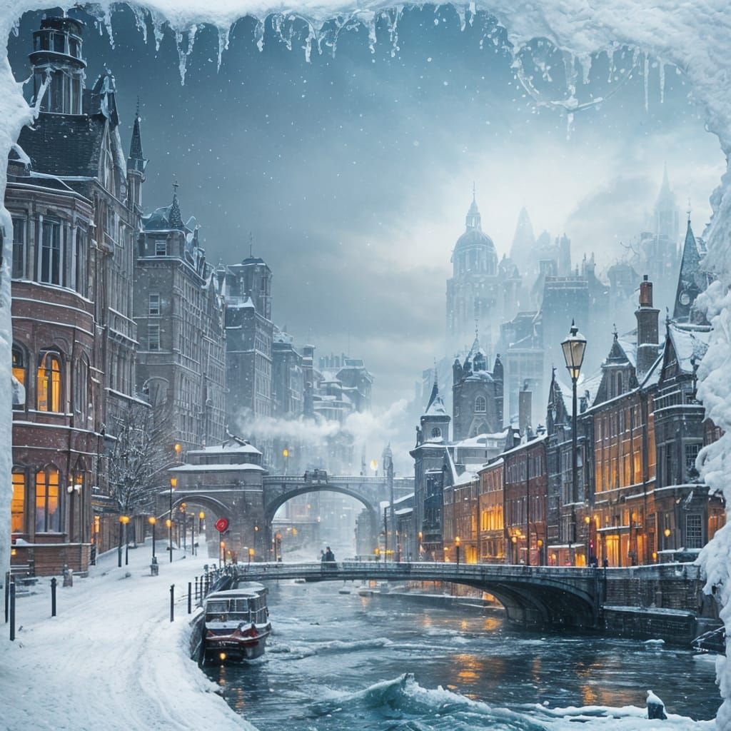 Wintertime in the city  by @DAIV