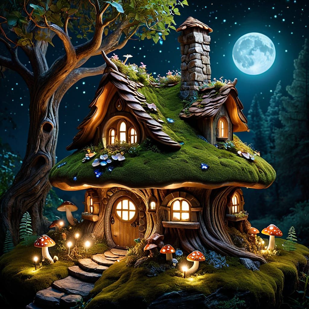 Enchanted Fairy Village in Oak