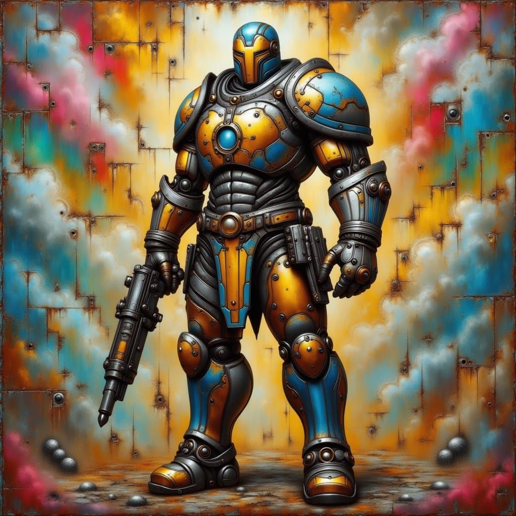 Borderlands <lora:Earth and enamel:1.0> 